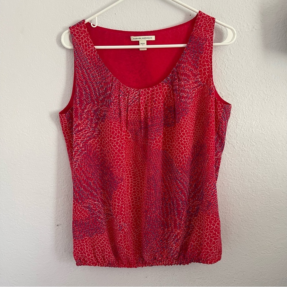 Banana republic M pink blouse